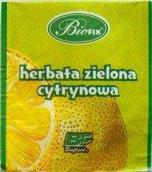 Biofix Herbata Zielona cytrynowa - a