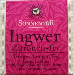 Sonnentor Ingwer Zitronen Tee - a