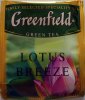 Greenfield Green Tea Lotus Breeze - a