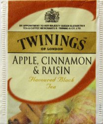 Twinings P Flavoured Black Tea Apple Cinnamon Raisin - b