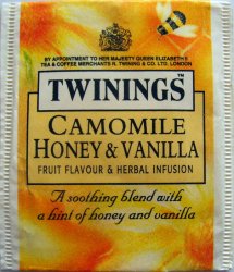 Twinings P Camomile Honye and Vanilla - a