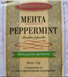Bioprogramme Peppermint - a