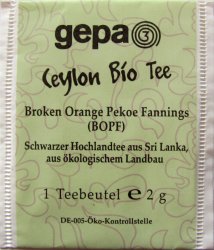 Gepa Ceylon Bio Tee - a