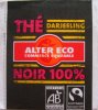 Alter Eco Th Noir 100 % Darjeeling - a