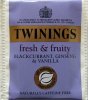 Twinings P Fresh & Fruity Blackcurrant Ginseng & Vanilla - a