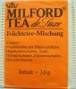 Milford Tea de Luxe Frchtetee Mischung - a