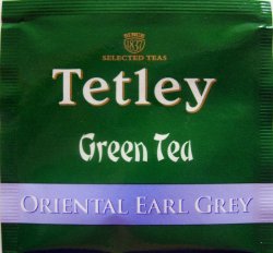 Tetley Green Tea Oriental Earl Grey - a