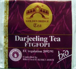 Golden Bridge Tea Darjeeling Tea Bio - a