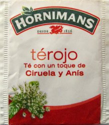 Hornimans Desde 1826 T Rojo T con un Toque de Ciruela y Ans - a