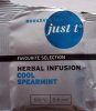 Just T Herbal Infusion Cool Spearmint - a
