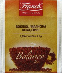 Franck Wellness Balance Tea Rooibos Naranina kora cimet - a