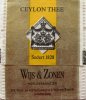 Wijs an Zonen Ceylon Thee - a
