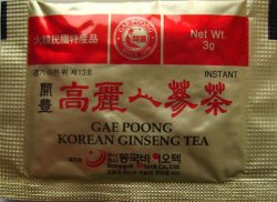 Gae Poong Korean Ginseng Tea - a
