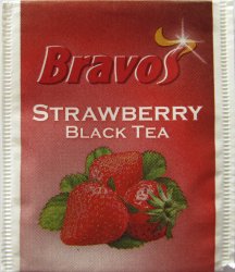 Bravos Black Tea Strawberry - a