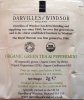 Darvilles of Windsor Organic Green Tea and Peppermint - a