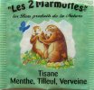 Les 2 Marmottes Tisane Menthe Tilleul Verveine - b