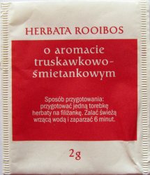Ostfriesische Tee Gesellschaft Herbata Rooibos o aromacie truskawkowosmeitankovym - a